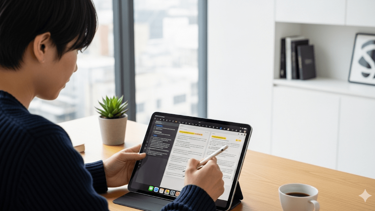 なぜipadはノート代わりに最適なのか？