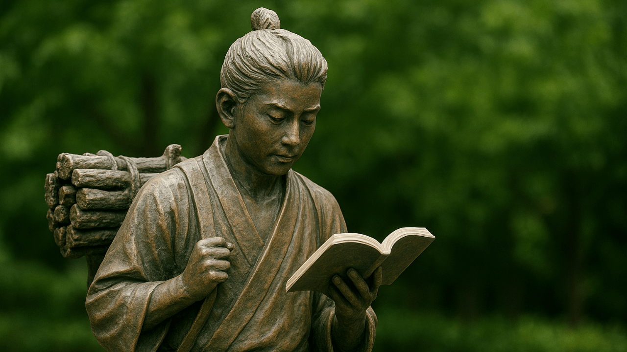勤勉の象徴だった二宮金次郎