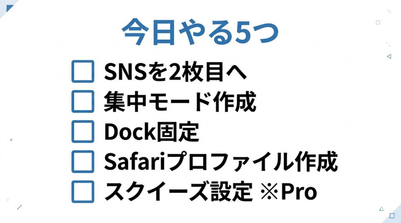 iPad勉強を再開するための5つの設定チェックリスト画像