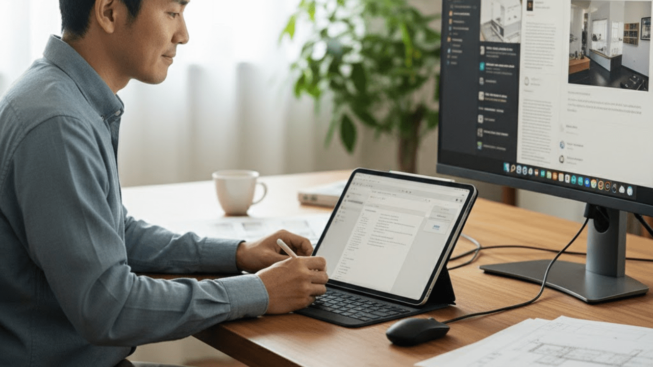 仕事での活用とマルチディスプレイ