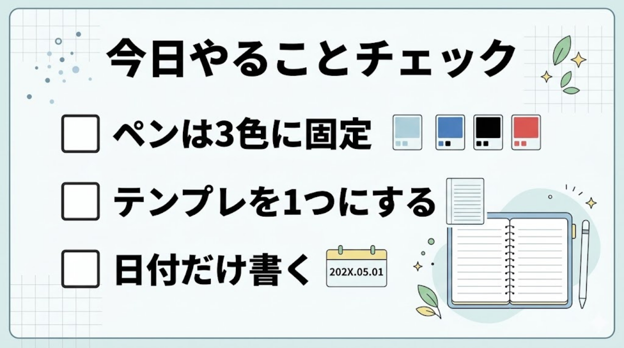 GoodNotesを習慣化するチェックリスト