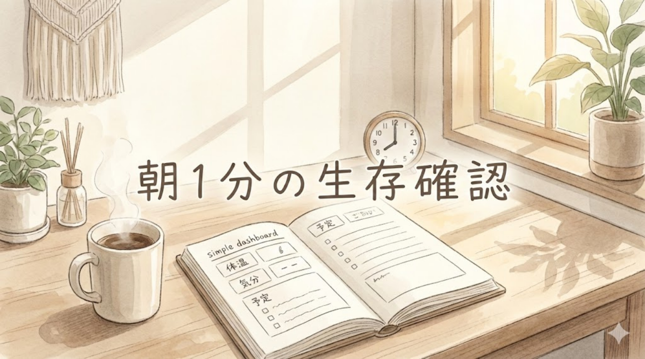 朝1分でダッシュボードを確認するフリーランスのイメージ