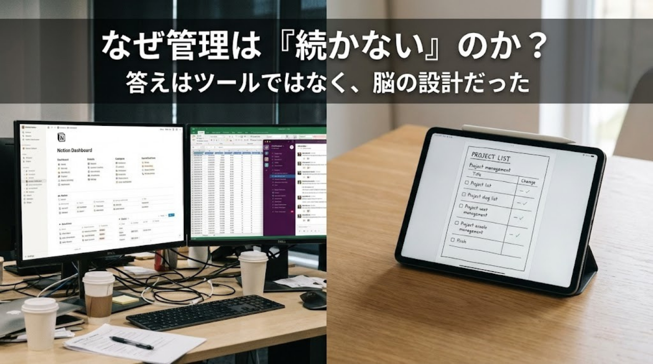 NotionやExcelで案件管理に疲れたフリーランスが、iPadとGoodNotesで1ページ管理しているイメージ