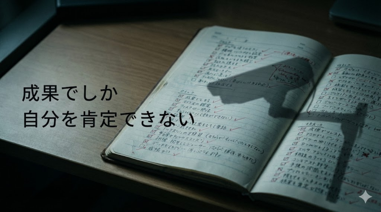 監視されるように管理されるノートと赤いチェックマークのイメージ