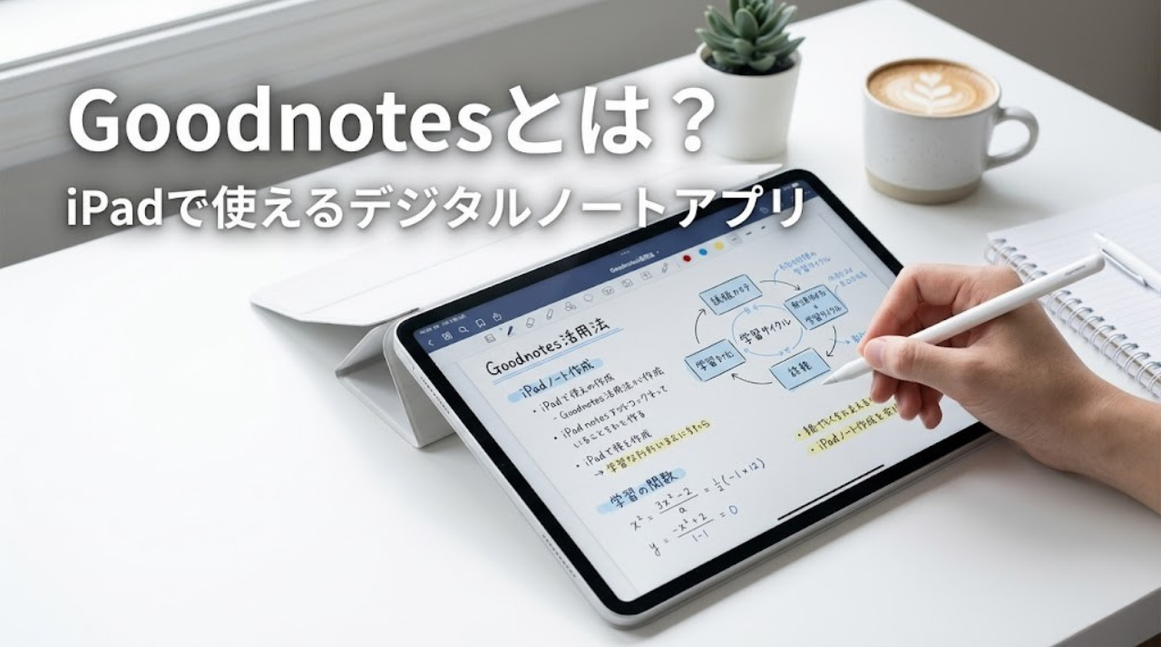 Goodnotesとは iPadで使えるデジタルノートアプリのイメージ